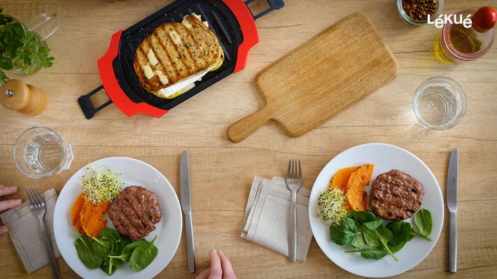 Platos cocinados con el microwave grill